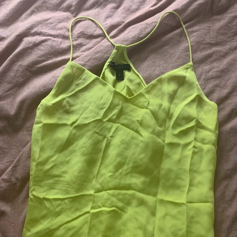 JCrew Neon Tank Top